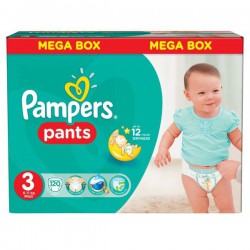 Подгузники-трусики, Pampers (Памперс) 6-11 кг №120 миди